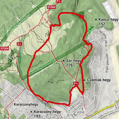 Pákozd - Zsivány-barlang - Csíkmák-hegy