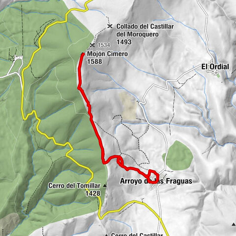 Arroyo de las Fraguas - Peña del Tomillar - Mojón Cimero - Hostal Restaurante Alto Rey