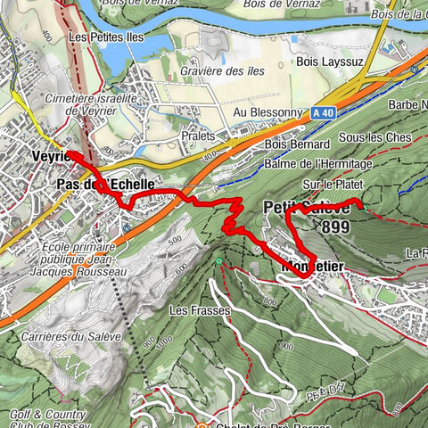 Veyrier - Pas de l'Echelle - Église Saint-Pierre-aux-Liens - Petit Salève