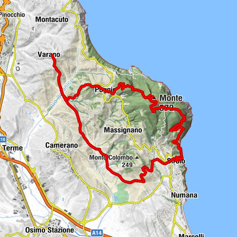 Varano - Osteria del Poggio - Monte Conero - Chiesa di San Pietro al Conero