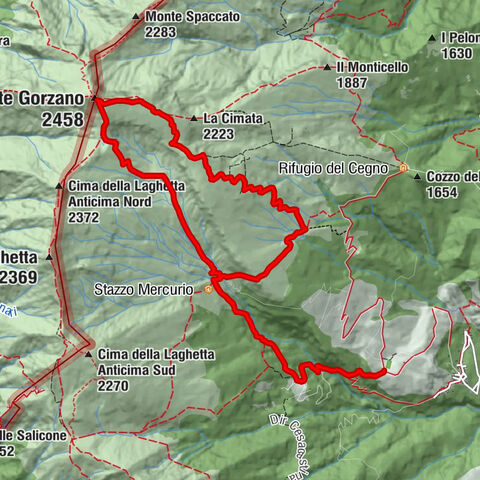 Crognaleto - Sorgente Mercurio - Monte Gorzano