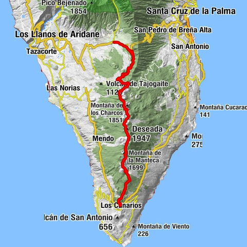 Las Piedras - Montaña de los Bermejales - Iglesia de San Antonio Abad - Los Canarios
