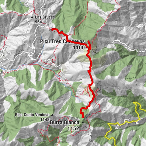 Laviana - Campa Cimera - Picu Tres Conceyos - Campa Espinera