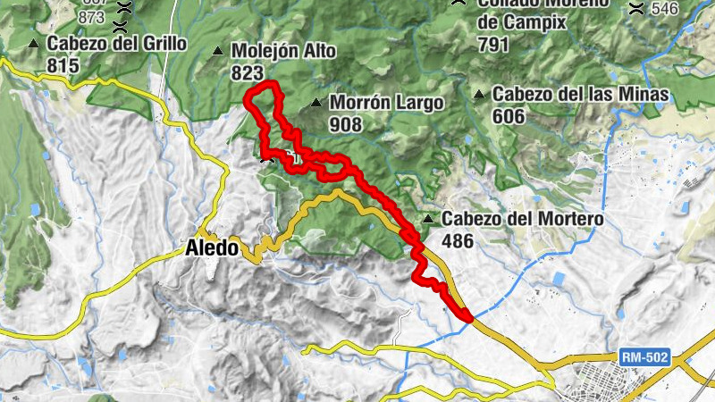 Venta la Rata - Totana - Cabezo del Murciano - Venta de la Rata