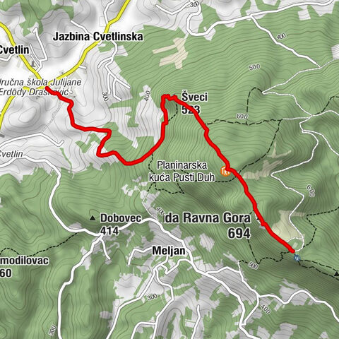 Cvetlin - Šveci - Piramida Ravna Gora - Filićev dom