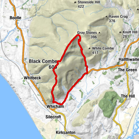 St Marys, Whicham - Whicham - Black Combe - Whitecombe Head