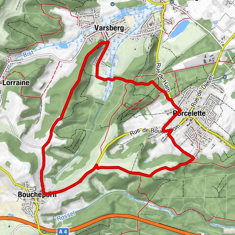 Varsberg - Geisberg - Boucheporn - Porcelette