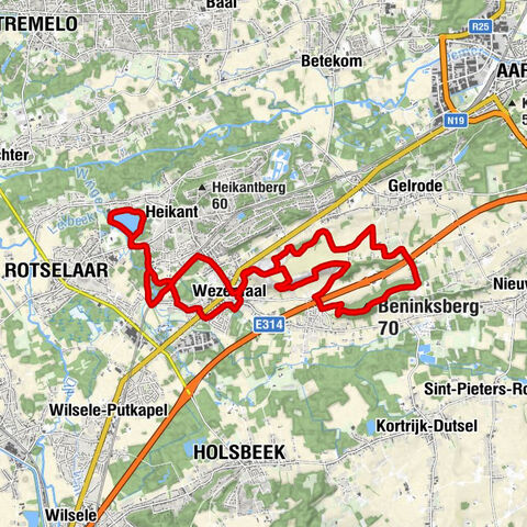 Wezemaal - Wijngaardberg - Beninksberg
