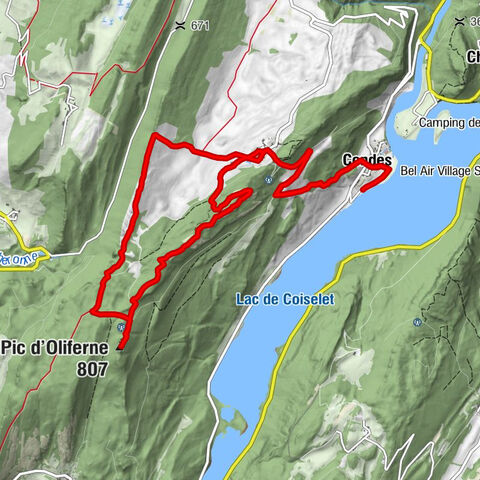 Condes - Boutavant - Pic d'Oliferne