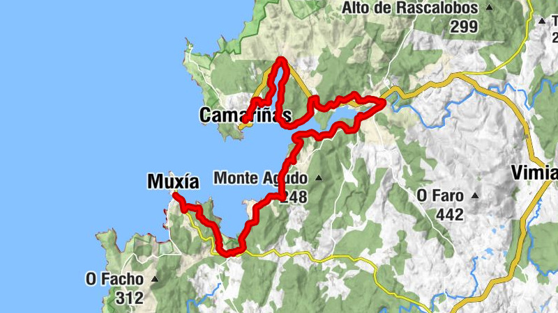A Ribeira - Monte de Chorente - Pedra Sandia - Camariñas