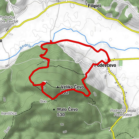 Varaždinska županija - Veliko Čevo - Podevčevo