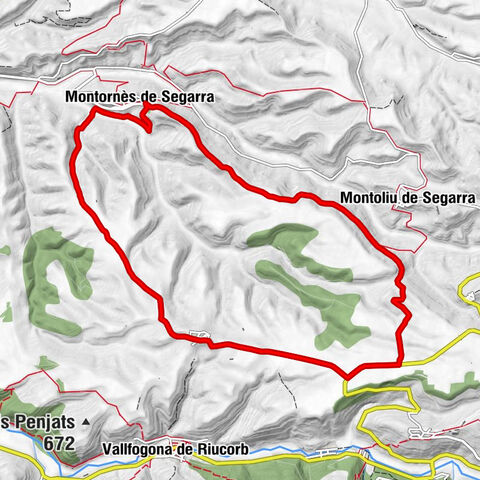 Montoliu de Segarra - Sant Pere - Sant Pere de l'Ametlla - Montornès de Segarra