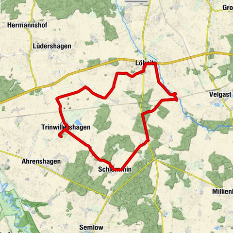Trinwillershagen - Neuenlübke - Langenhanshagen