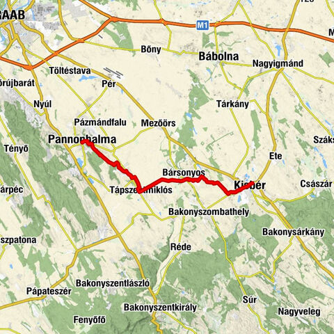 Pannonhalma - Szentháromság templom - Nepomuki Szent János templom - Nagyboldogasszony templom