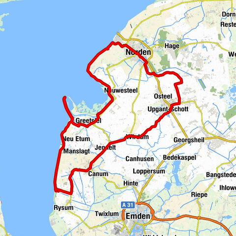 Norden - Mennonitenkirche - Evangelisch-reformierte Gemeinde Upleward - Emmaus