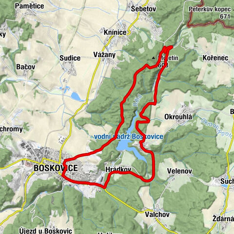 Boskovice - Panna Marie - Hrádkov - Evangelický kostel