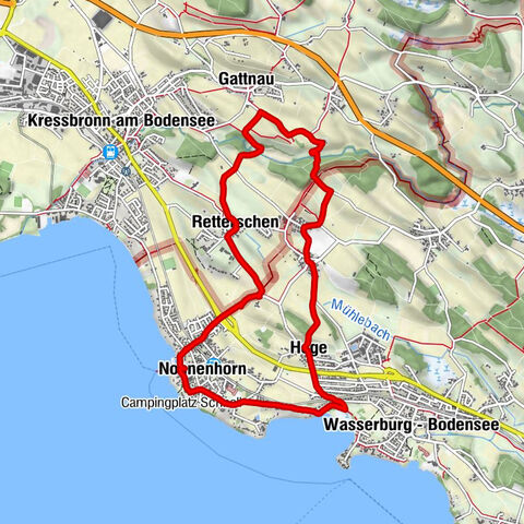 Nonnenhorn - Retterschen - Obermühle - Selmnau
