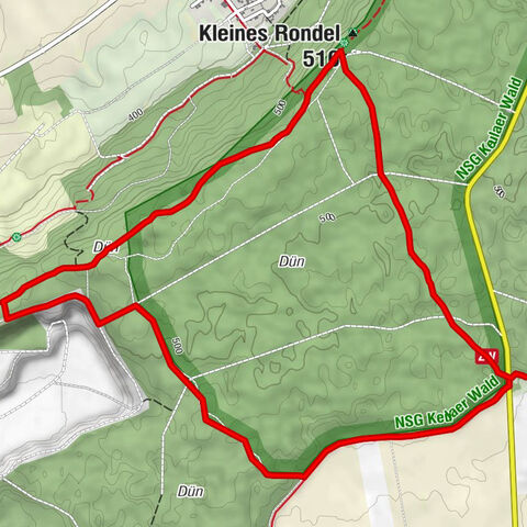 Helbedündorf - Kleines Rondel - Vollenborn - Rondel