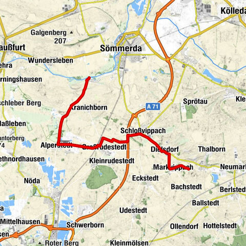 Schallenburg - Alperstedt - Großrudestedt - Markvippach