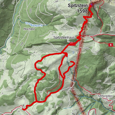 Erl - Altkaser Alm - Spitzstein - Spitzsteinhaus