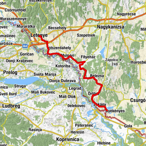 Letenye - Szent László-templom - Szent Imre-templom - Zákány