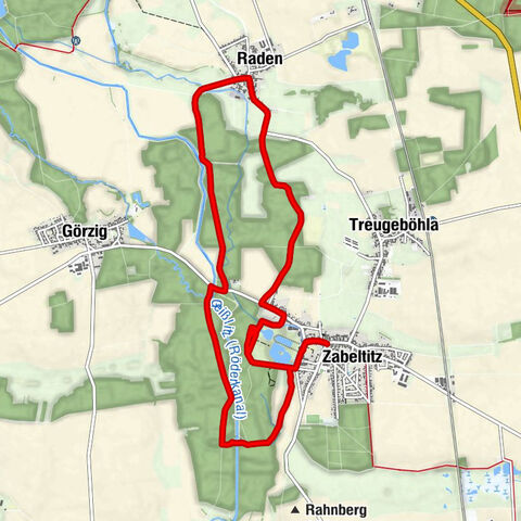 Gasthof Zabeltitz - Wiener Schnitzelhaus - St.-Georgen-Kirche - Zabeltitz