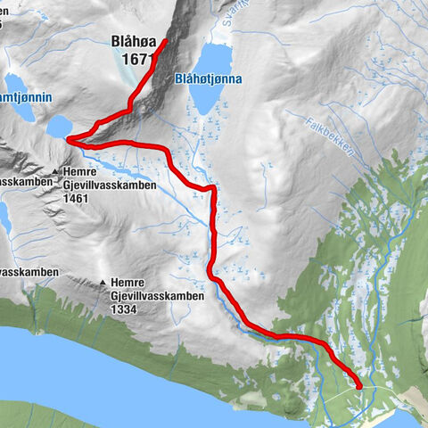 Oppdal - Blåhøa