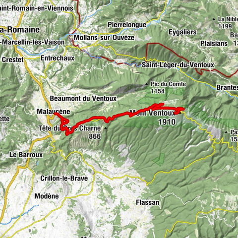 Malaucène - Les Ramayettes - Beaumont-du-Ventoux