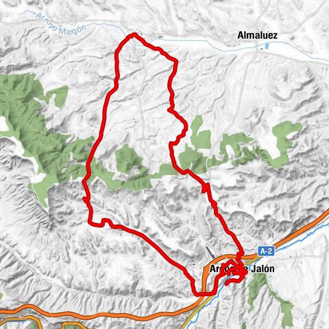 Arcos de Jalón - La Hormalla - Utrilla - Cañada del Potro