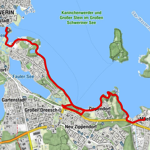 Schwerin - Altstadt - Strandperle - Mueß