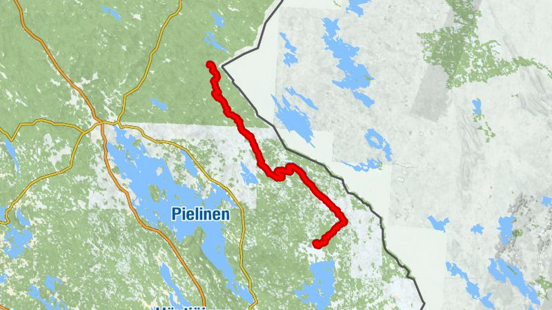 Suomun sisämajoitustila - Pitkäjärven autiotupa - Ruunaa - Otrosjoen autiotupa