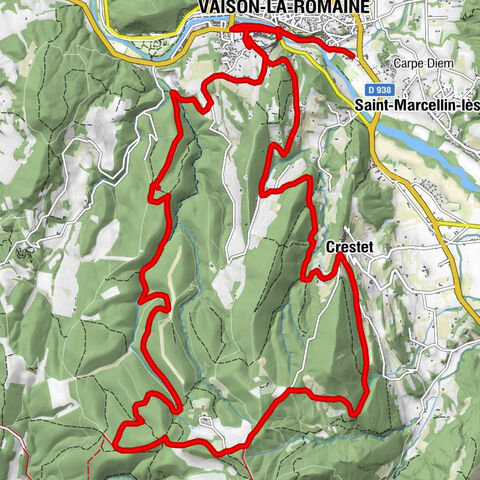 Vaison-la-Romaine - Crestet