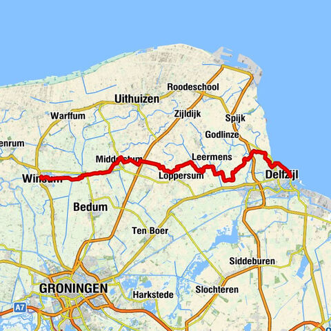 Hervormde kerk van Obergum - Restaurant in de Molen - Kerk van Holwierde - Delfzijl