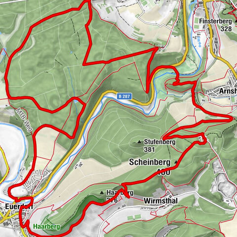 Euerdorf - Gasthaus Wolz - Scheinberg - Bad Kissingen