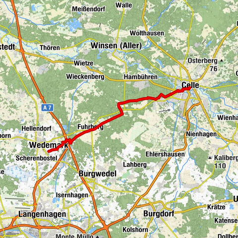 Celle - Zum alten Kanal - Friedhofskapelle - Wennebostel