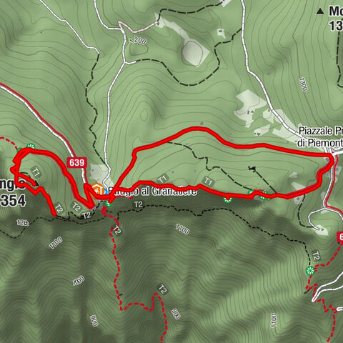 Piazzale Principe di Piemonte - Monte Cengio - Rifugio al Granatiere - Chiesetta del Donatore