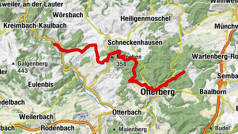 Otterberg - Roßrück - Olsbrücken