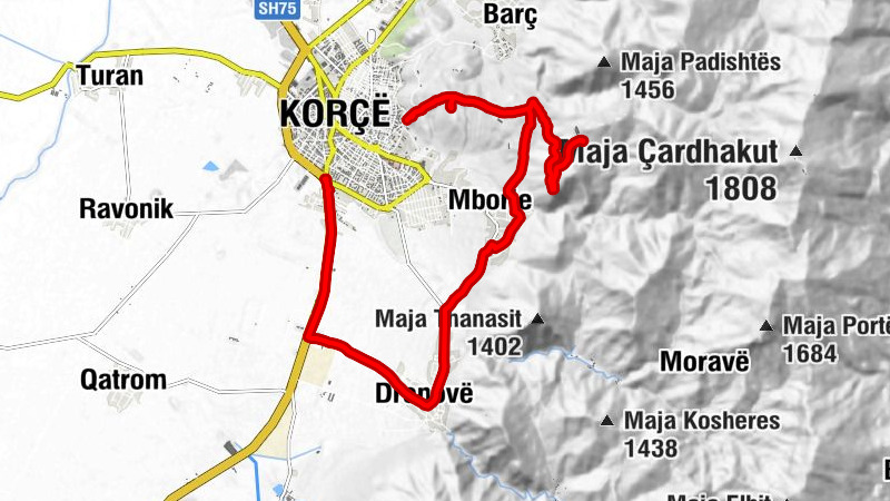 Korçë - La Montagna - Kodrat e Partizanit - Qendër Bulgarec