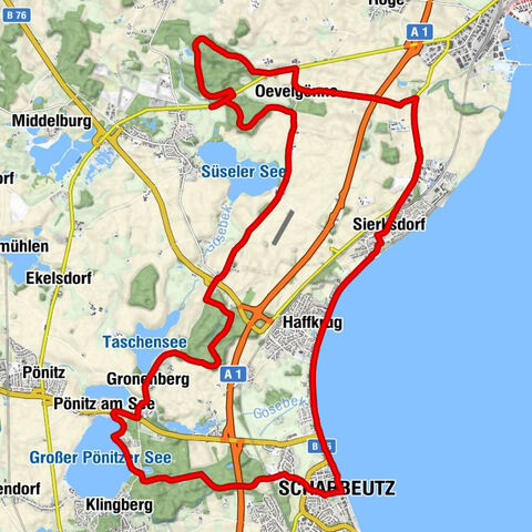 Scharbeutz - Haffkrug - Sierksdorf - Oevelgönne