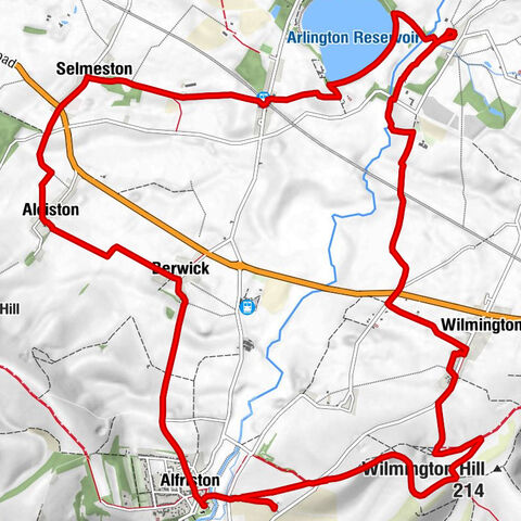 St Andrew's Church, Alfriston - Selmeston Church - St Mary and St Peter's Church. - Alfriston