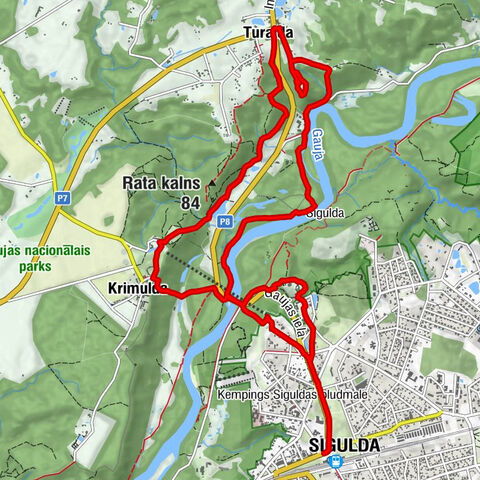 Sigulda - Siguldas evaņģēliski luteriskā baznīca - Krimulda - Turaidas evaņģēliski luteriskā baznīca
