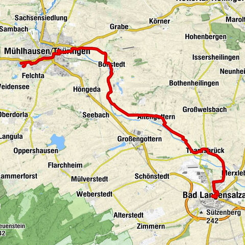 Mühlhausen/Thüringen - St. Josef - St. Martin - Bad Langensalza