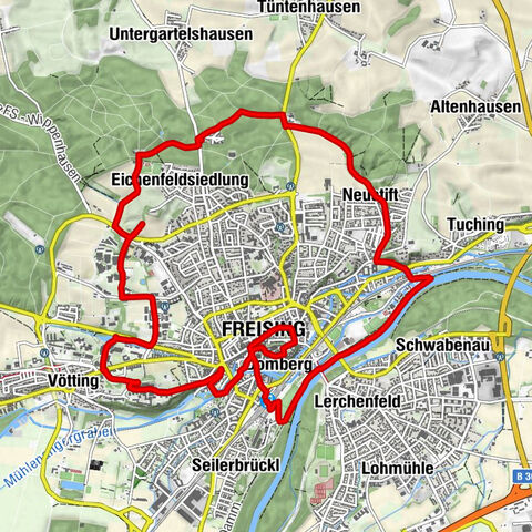 Freising - Altöttinger Kapelle - Stadtpfarrkirche St. Georg - Veitsberg