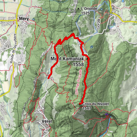 Pragondran - Chalet du Sire - Mont Kamuniak - Croix du Nivolet