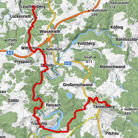 Gasthof Lindenhof - St. Jakobus - Burgberg - Tännesberg