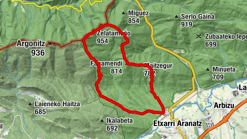 Dolmenroute. Etxarri Aranatz