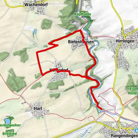 Rundweg Starzeltal in Rangendingen