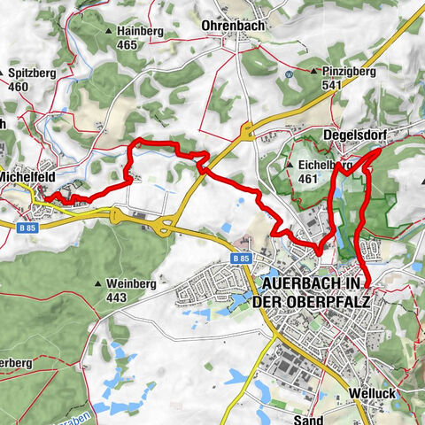 Erzweg (2): Michelfeld - Auerbach