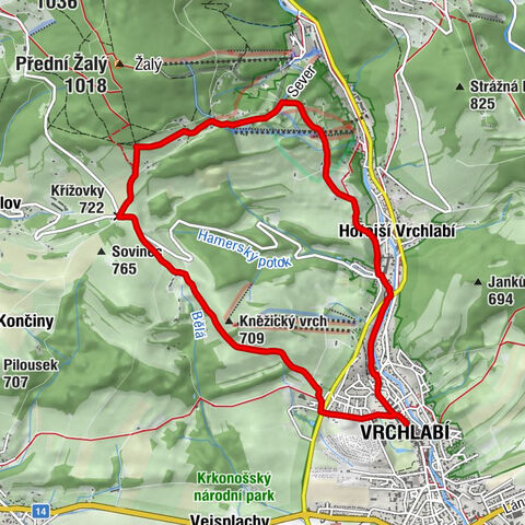 Vrchlabí - Svatý Augustin - Křížovky - svatá Anna