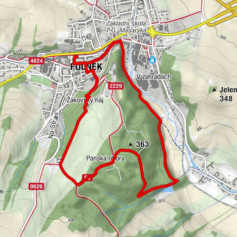 Fulnek - Panská obora - Nejsvětější Trojice